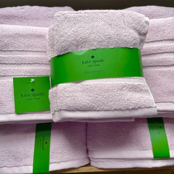 ♠️KATE SPADE Lavender Bath Towel Set 🛁 NWT🛁 - Picture 8 of 15